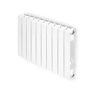 Hliníkový radiátor Ferroli 1064 W biely 800 x 580 x 100 mm - bočné pripojenie